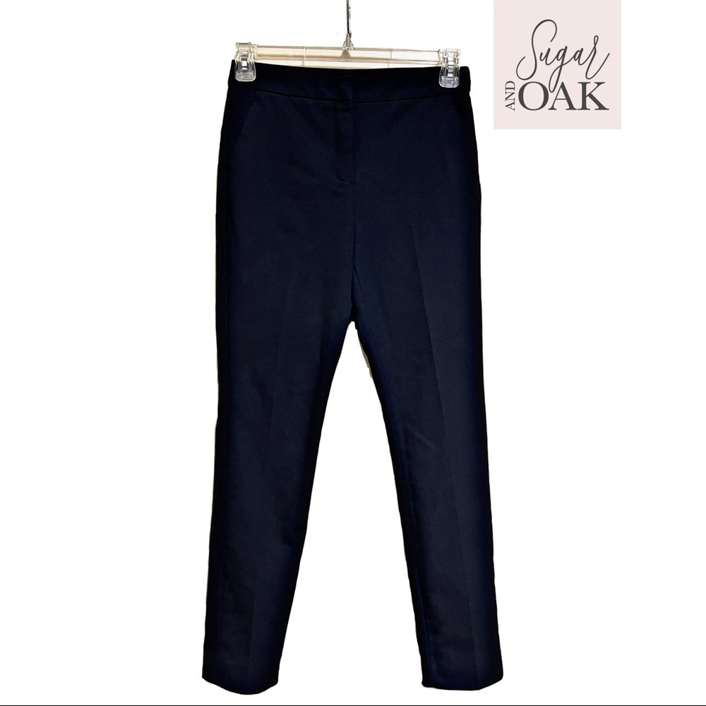 ZARA Women’s Navy Blue Ponte Stretch Pant Sz. 6